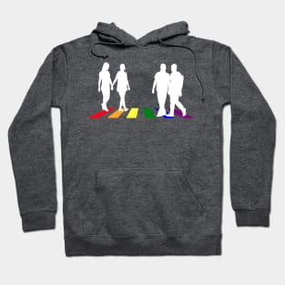 Rainbow Crossing (light version) Hoodie